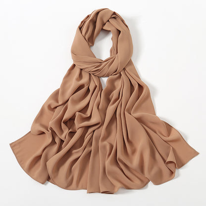 Corner Cathetus All-match Chiffon Headcloth