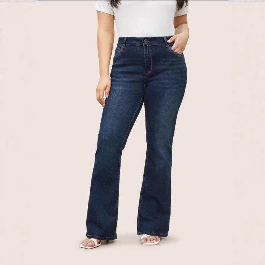 Women's Retro Slim Slimming And Fashionable Jeans