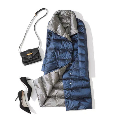 Extended down jacket