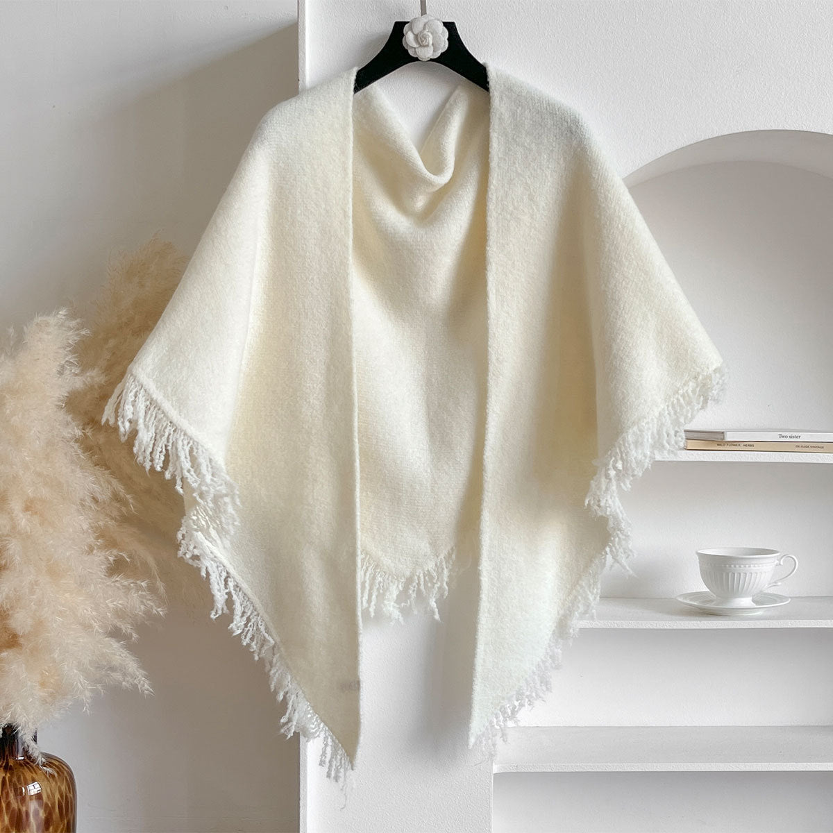 Autumn And Winter Solid Color All-match Warm Scarf