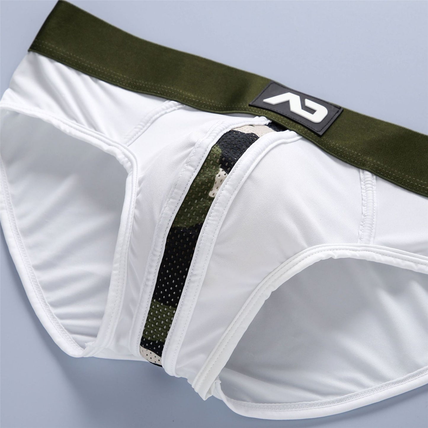 Men's Milk Silk Low Waist Elastic Three-dimensional Bag Comfortable Briefs