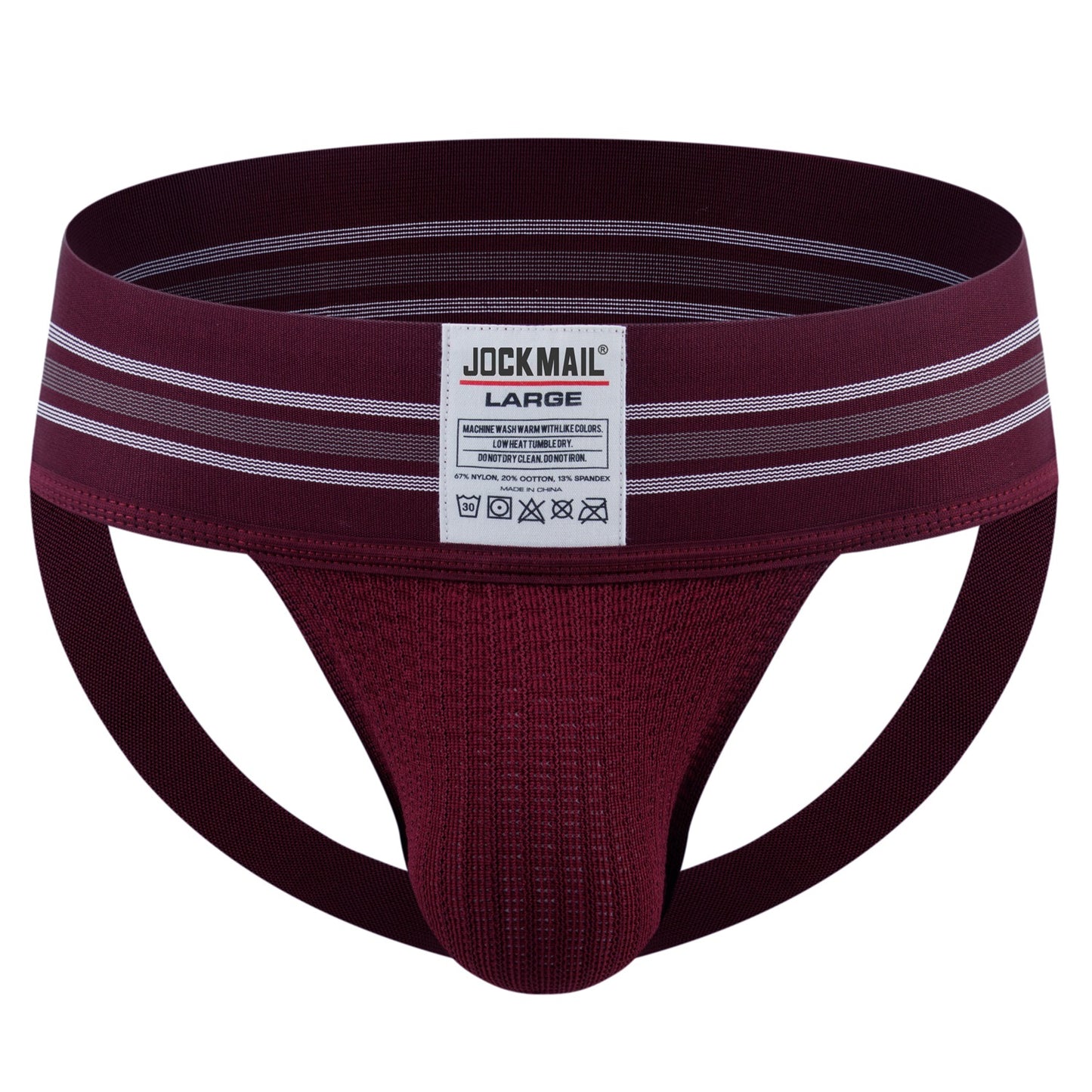 Men's T-back Wide Belt Breathable Rainbow