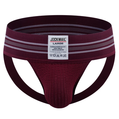 Men's T-back Wide Belt Breathable Rainbow