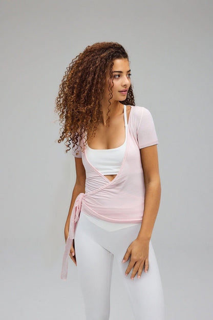 Slim-fit Short-sleeved Sports Blouse Running Training Tight
