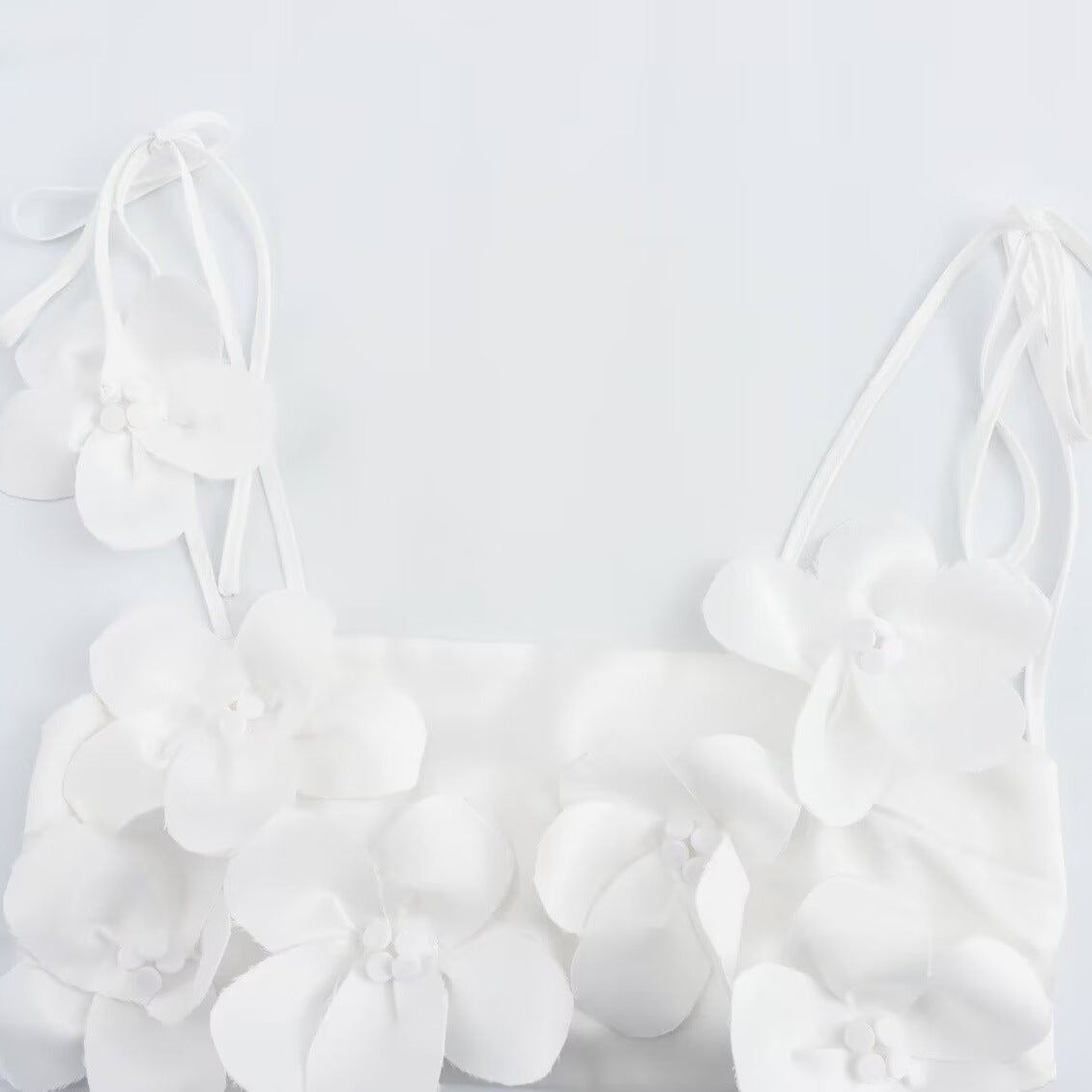 Women's Small Sling 3D Flower Decorative Vest