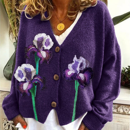 Women's Fashion Printed Casual Jacket