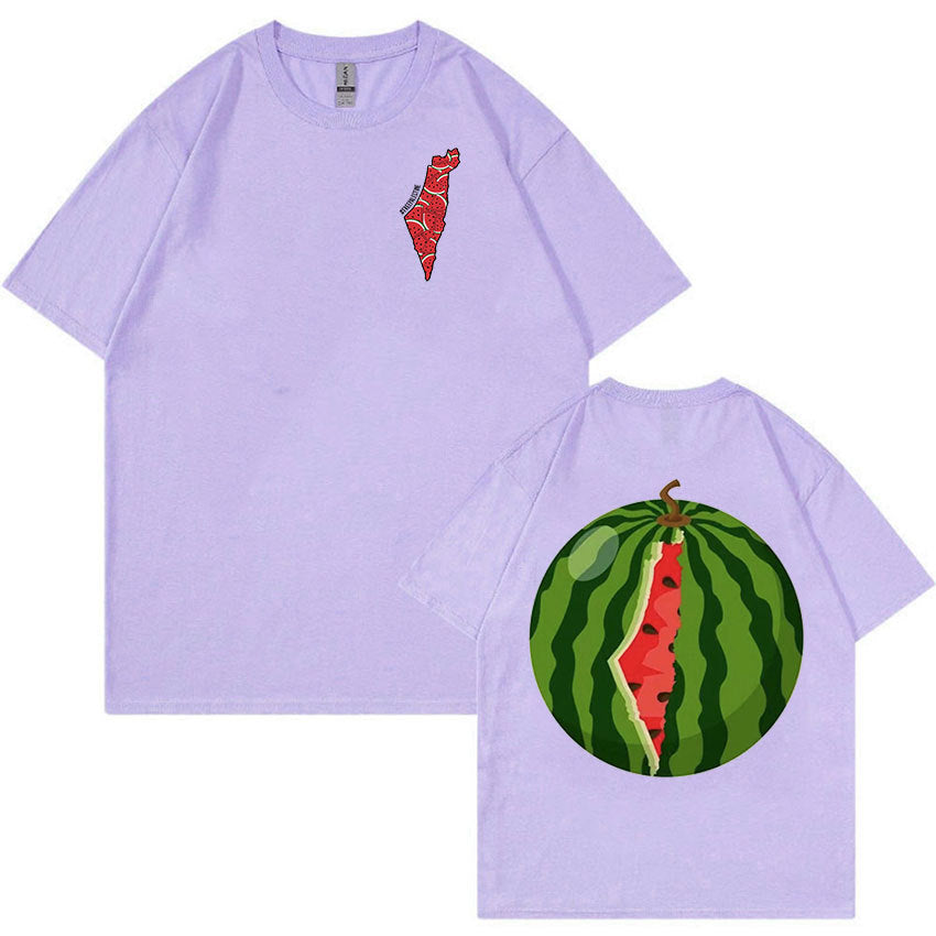 Women's Fashion Watermelon Pattern T-shirt
