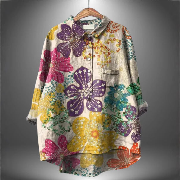 Women's Loose Crew Neck Casual T-shirt
