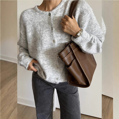 Fashion Personality Women's Vintage Wool Sweater Coat