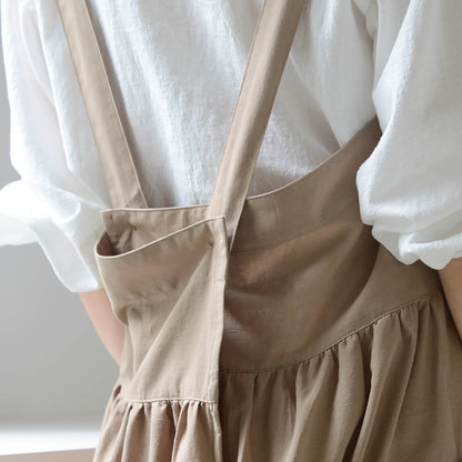 Waterproof Korean Style All Cotton Plus Size Apron