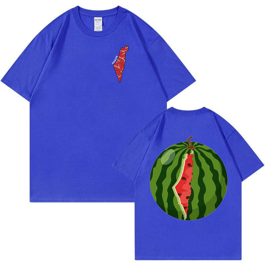 Women's Fashion Watermelon Pattern T-shirt