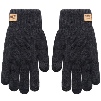 Winter Women's Double Layer Fleece-lined Thickened Cold Protection Warm Cycling