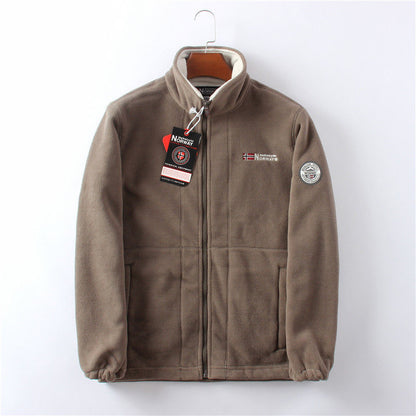 Autumn Winter Men's Warm Fleece Jacket