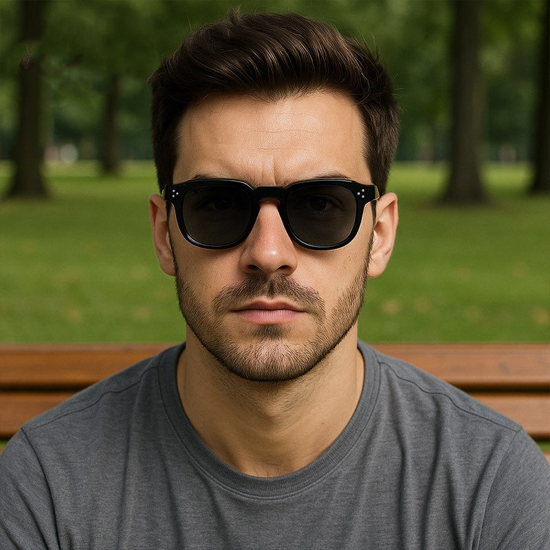 New Korean TR Square Frame Women's UV-proof Sunglasses