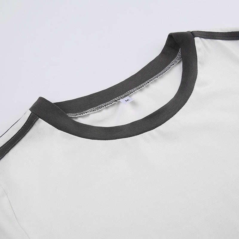 Sports Digital Printed Short Sleeve Women's Clothing