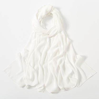 Corner Cathetus All-match Chiffon Headcloth
