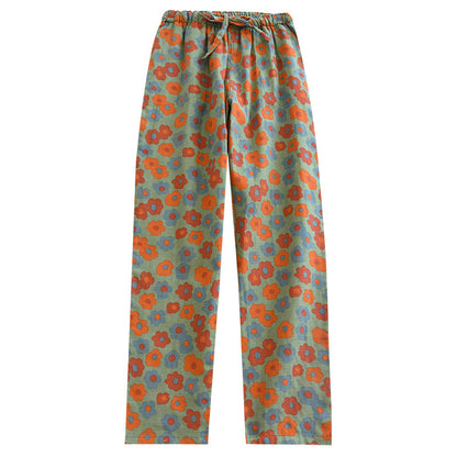 Women's Cotton Thin Home Casual Pants