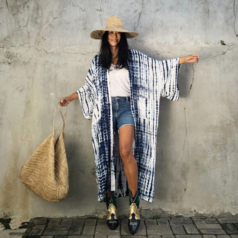 Swimsuit Outwear Cardigan Sun Protection Clothing Vacation Skirt