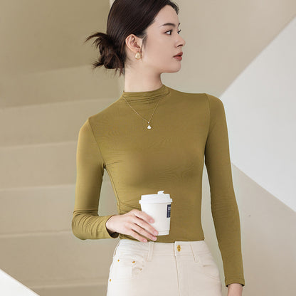 Turtleneck Bottoming Shirt Women's Top Women's Long Sleeve