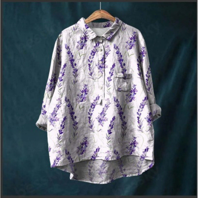 Women's Loose Crew Neck Casual T-shirt