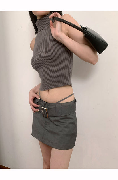 Women's Fashionable Casual Anti-exposure Sheath Skirt