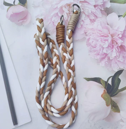 Three-strand braided rope-pure black-1.2cm wide *1.2m long-1 piece
