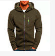 Casual Jacquard Sweater Cardigan Hooded Jacket