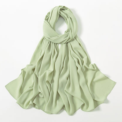 Corner Cathetus All-match Chiffon Headcloth