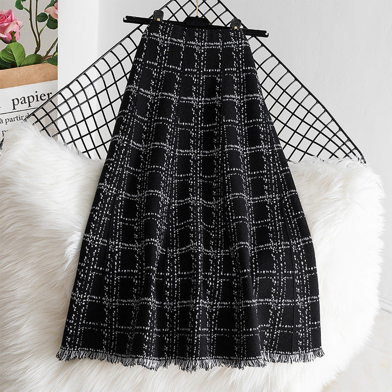 High Waist Swing Dress Over The Knee A- Line