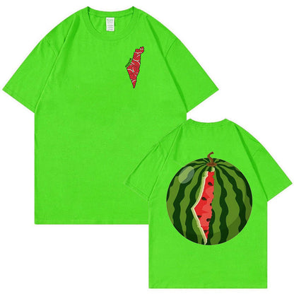 Women's Fashion Watermelon Pattern T-shirt