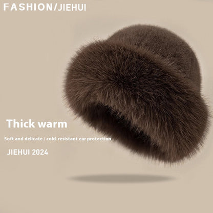 Winter Warm Ear Protection Plush Bucket Hat