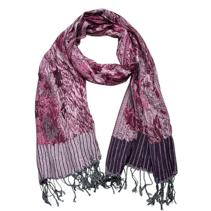 2pcs Glamorous Dinner Accessory Rich Jacquard Texture Catches Light Evening Jacquard Scarf,Luxe Look For Evening Wear,Scarf,vacation,daily Life,evening Party,Office Appropriate Subtlety For Women Men