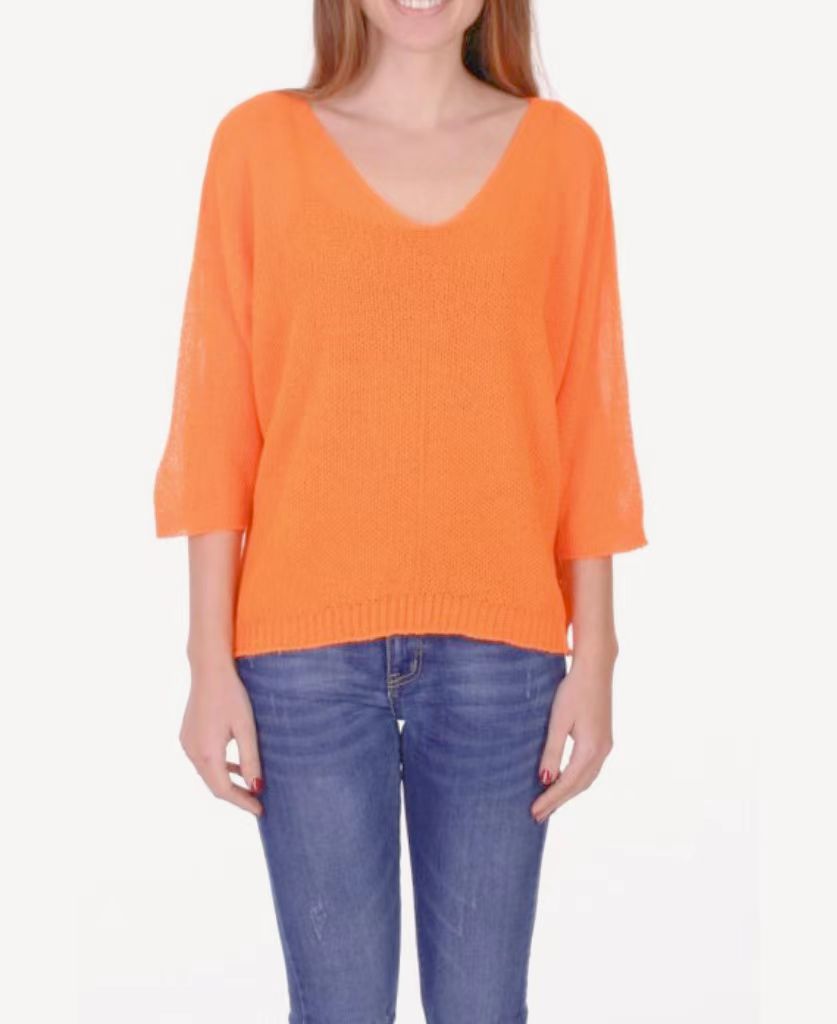 European And American Women's Clothing Short Pullover Top