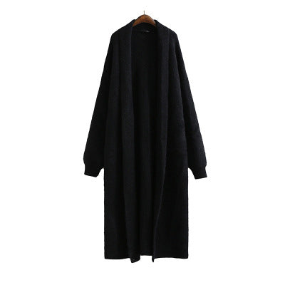 Mink Fleece Sweater Cardigan Fur Coat