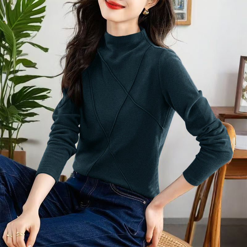 Half Turtleneck Bottoming Shirt Women's