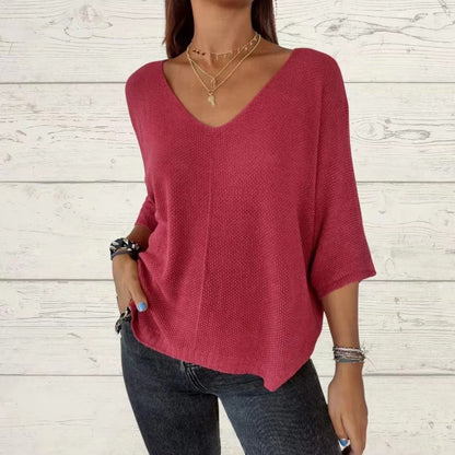 European And American Women's Clothing Short Pullover Top