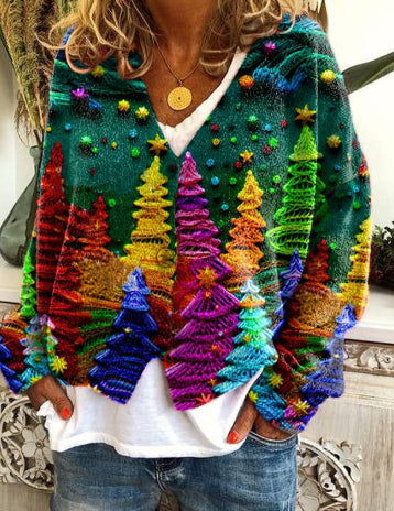 Women's Fashion Casual Jacket Knitwear