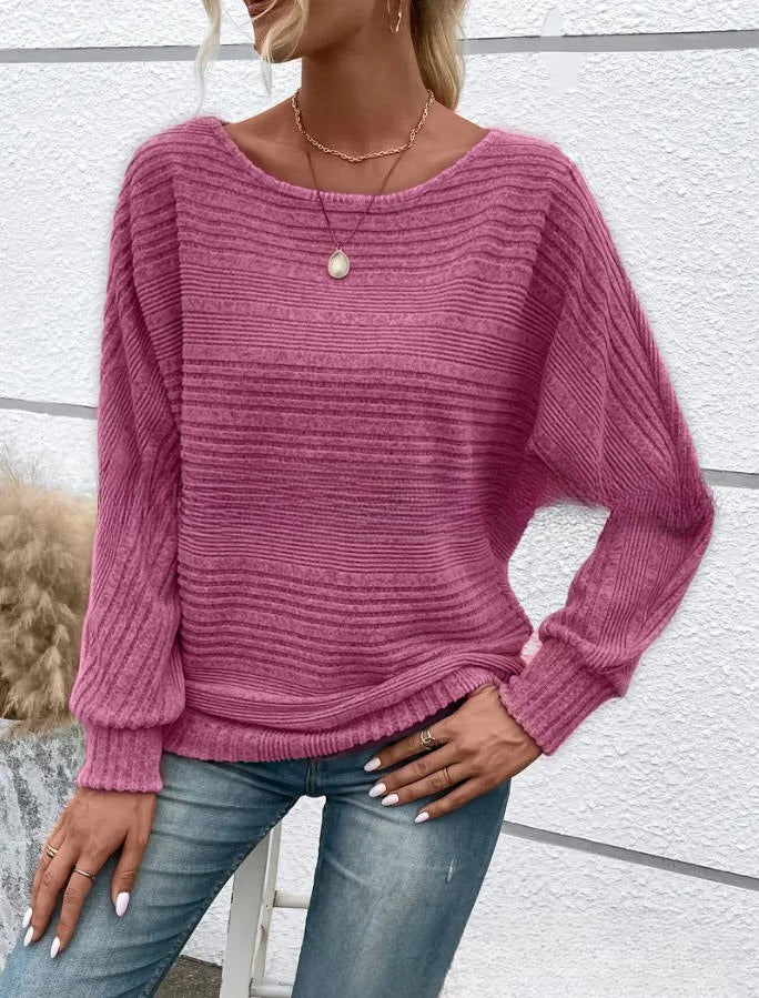 Women's Round Neck Splicing Pullover Top T-shirt