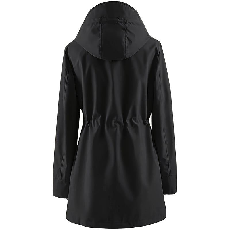 Women's Outdoor Sportswear Lightweight Hooded Windbreaker