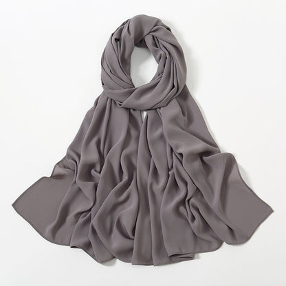 Corner Cathetus All-match Chiffon Headcloth