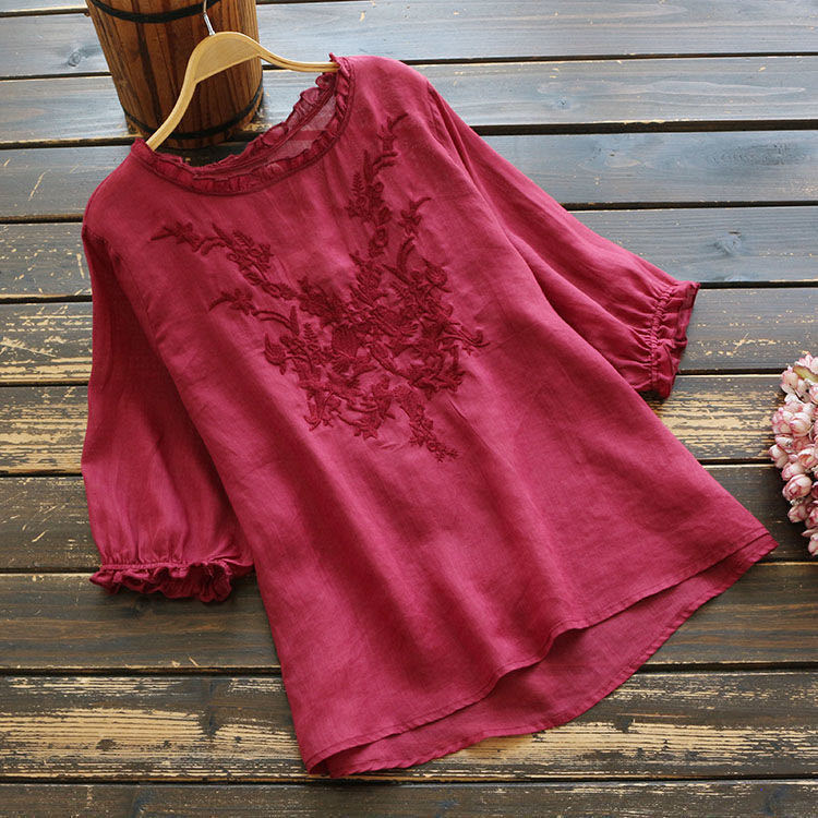 Women's Fashion Sleeve Peplum Top
