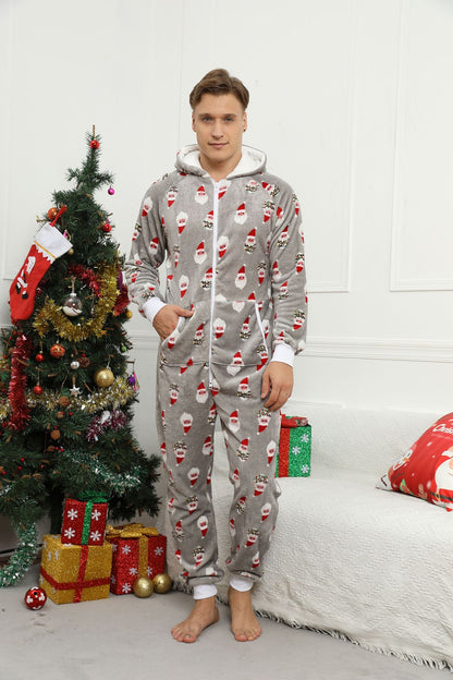 Men's Pentagram Animal Print Sweatshirt Bodysuit