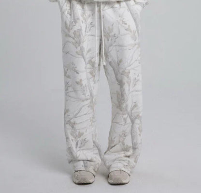Digital Printed Fleece Couple's Pants Trousers