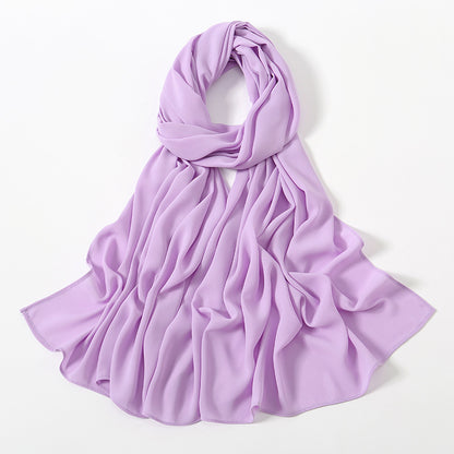 Corner Cathetus All-match Chiffon Headcloth