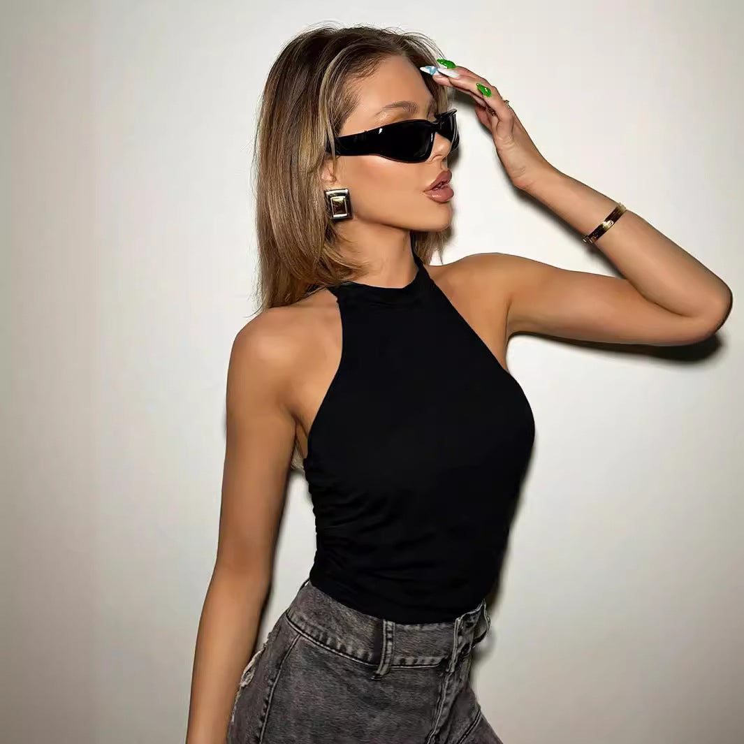 Women's Simple All-matching Slim Fit Fashion Tops