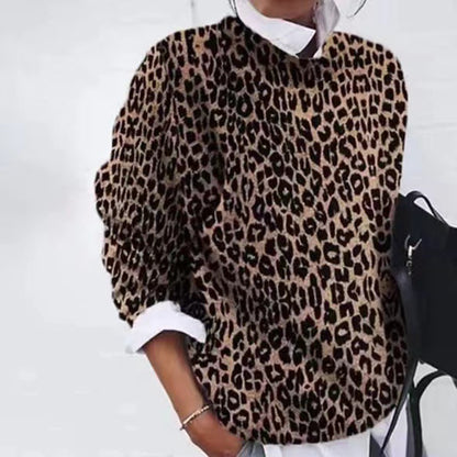 Women's Fashion Flower Printed Loose Top