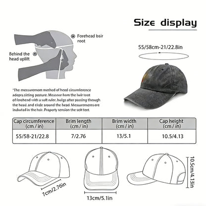 2pcs Director Filmmaker Hats For Women Men, Adjustable Embroidered Wash Cotton Baseball Cap