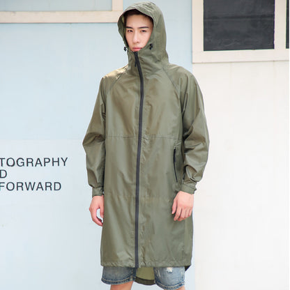 Couple Raincoat Walking Trendy Long Waterproof