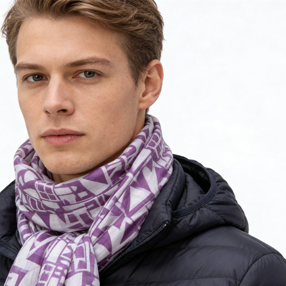 Purple Boho Square Scarf,Head Scarf,Luxe Look For Evening Wear,Scarf,vacation,daily Life,evening Party,Office Appropriate Subtlety For Women Men