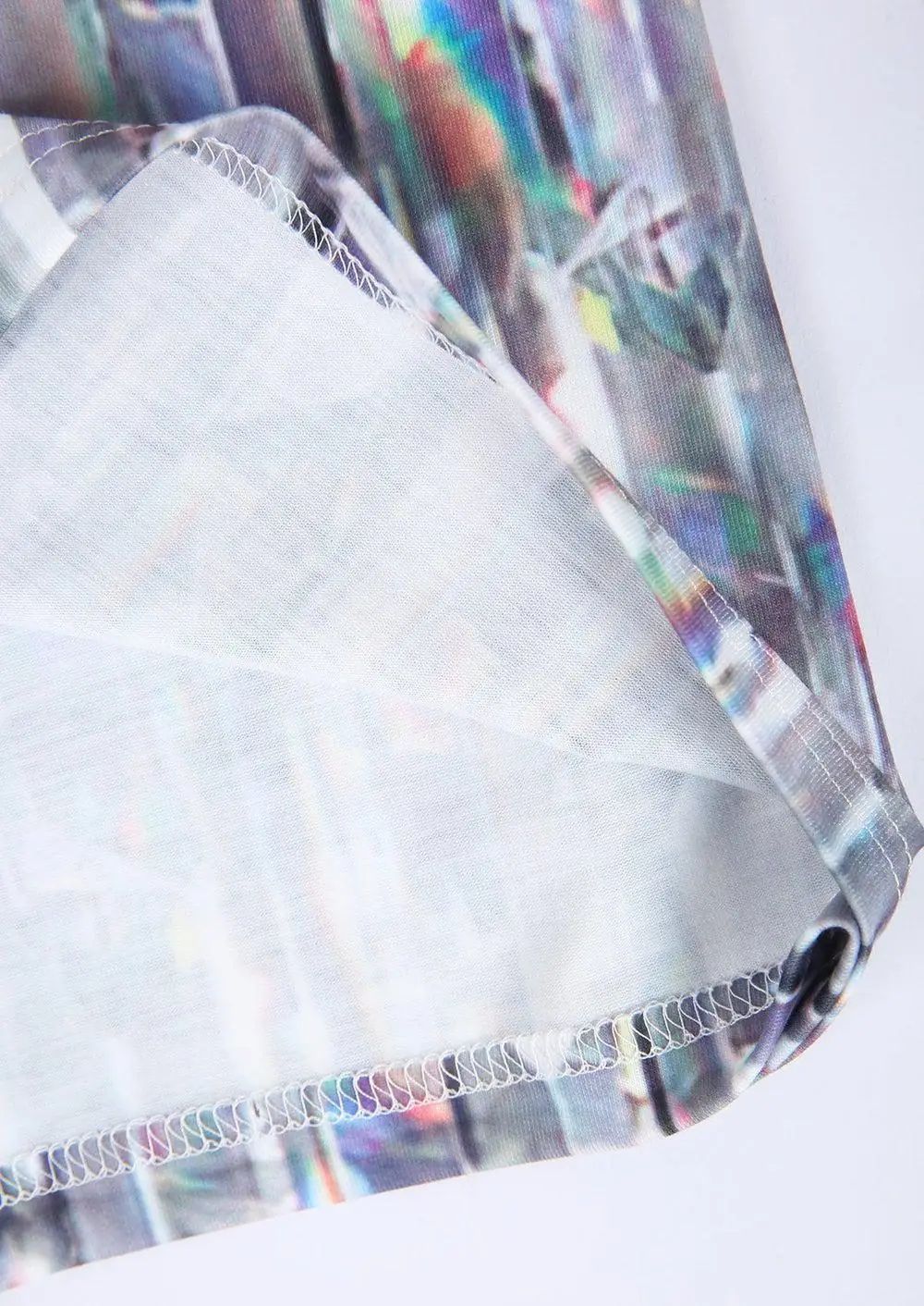 Women's Long Sleeve T-Shirt 3D Printing Shiny Diamonds